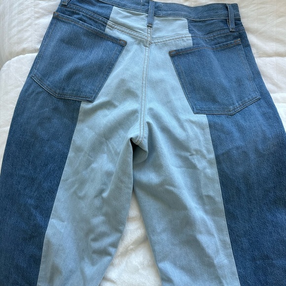 FRAME Split Seam Wide Denim - Size 30 - Picture 7 of 8
